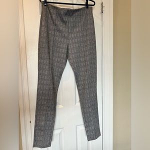 NWT grey plaid stretch pants